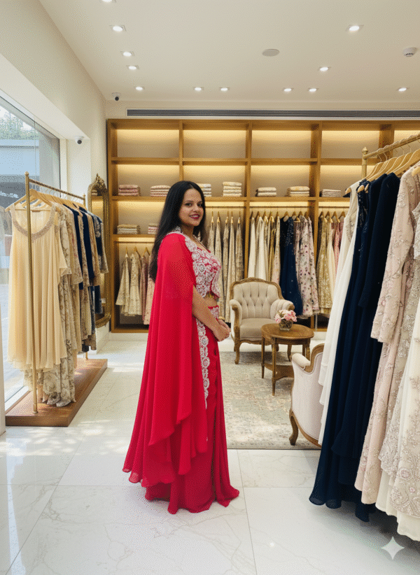 3 Peice Indowestern Dress - Image 3
