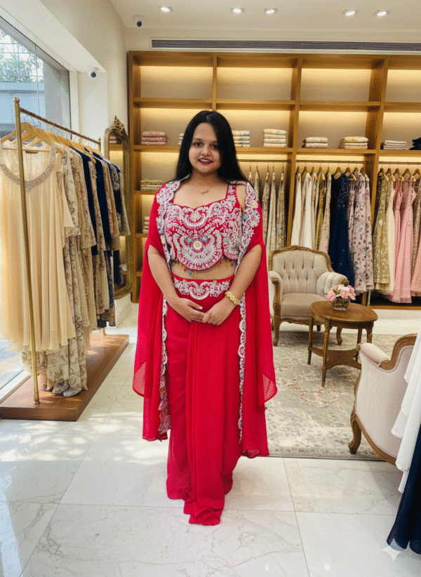 3 Peice Indowestern Dress